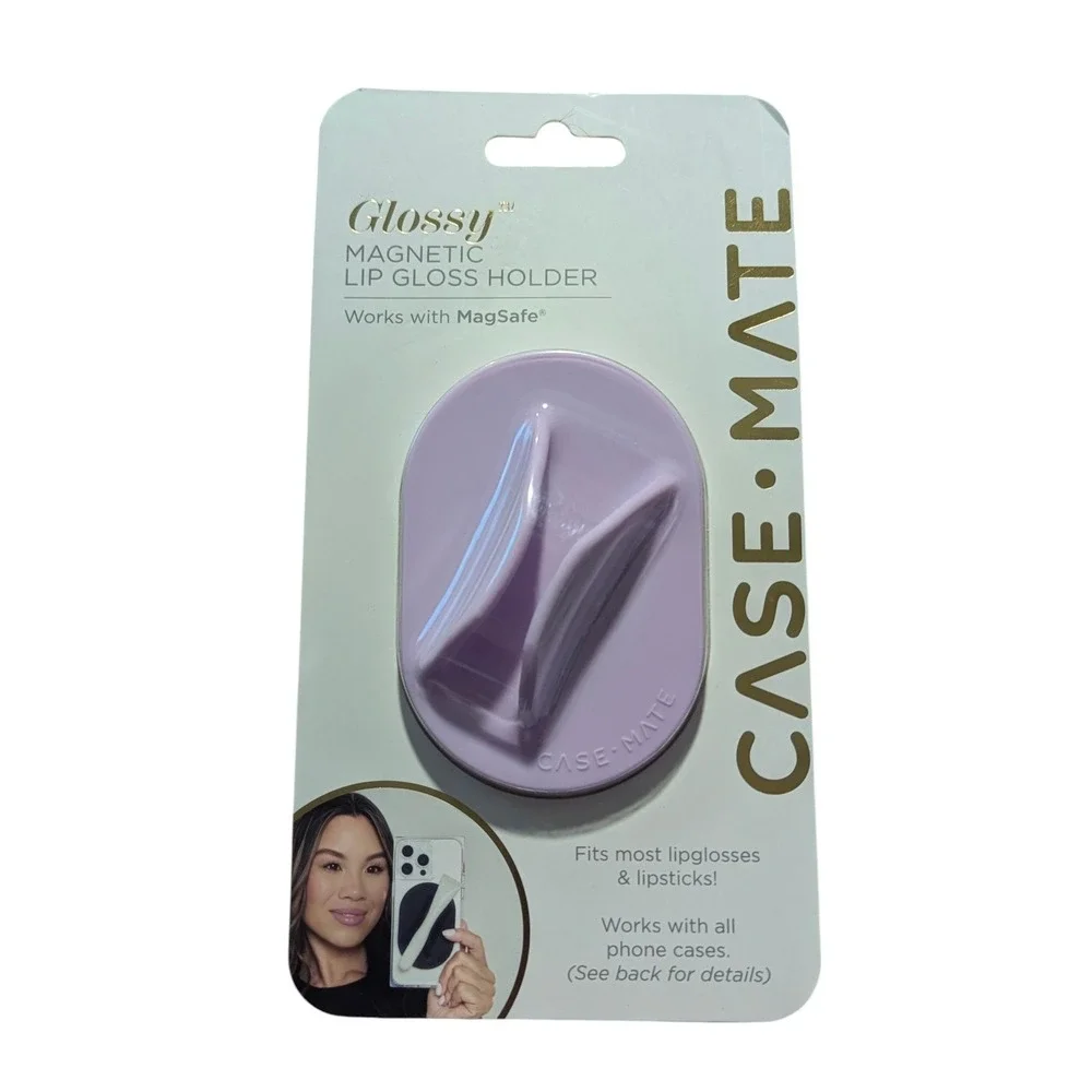 O9-N Case-Mate Magnetic‎ Lip Gloss Holder Works W/Magsafe - Purple
